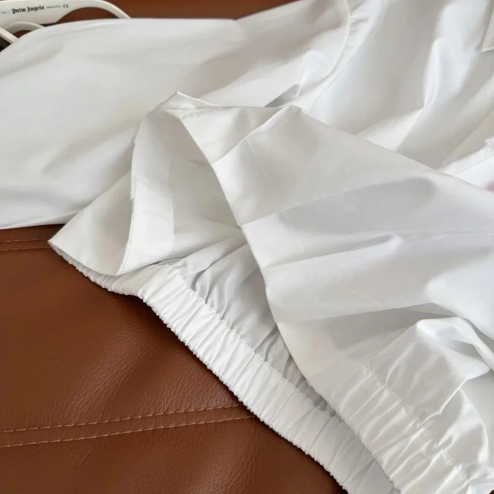 Loewe White Spring Shirt with Pink Logo - Picture 6 of 9